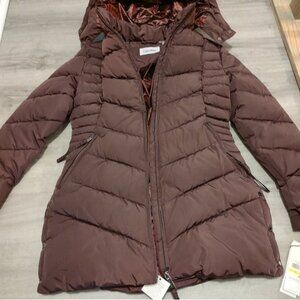 New Calvin Klein coat sz m